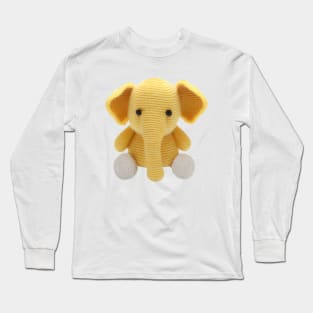 Elephant Crochet Baby Toy Long Sleeve T-Shirt